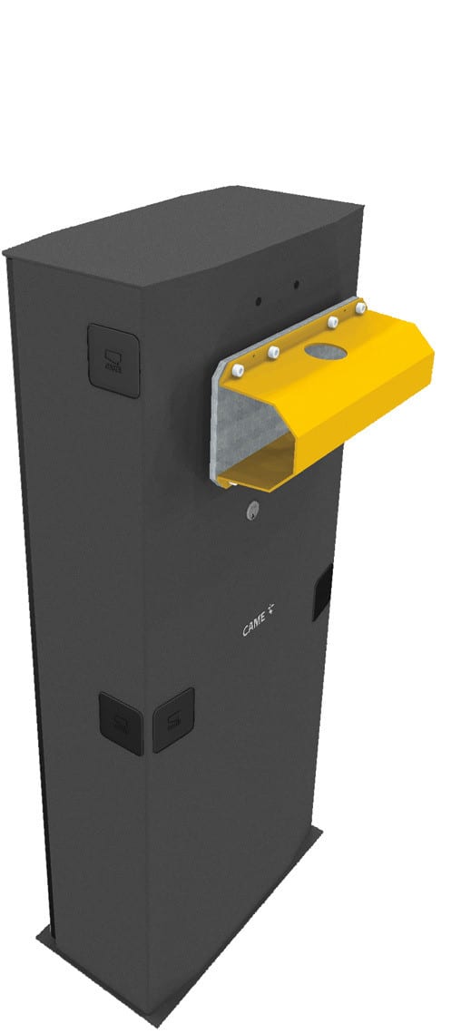 CAME - Barriera con encoder in acciaio zincato e verniciato, predisposizione per accessori, molle di bilanciamento incluse. G5000 BARR 230V MOT 24V.