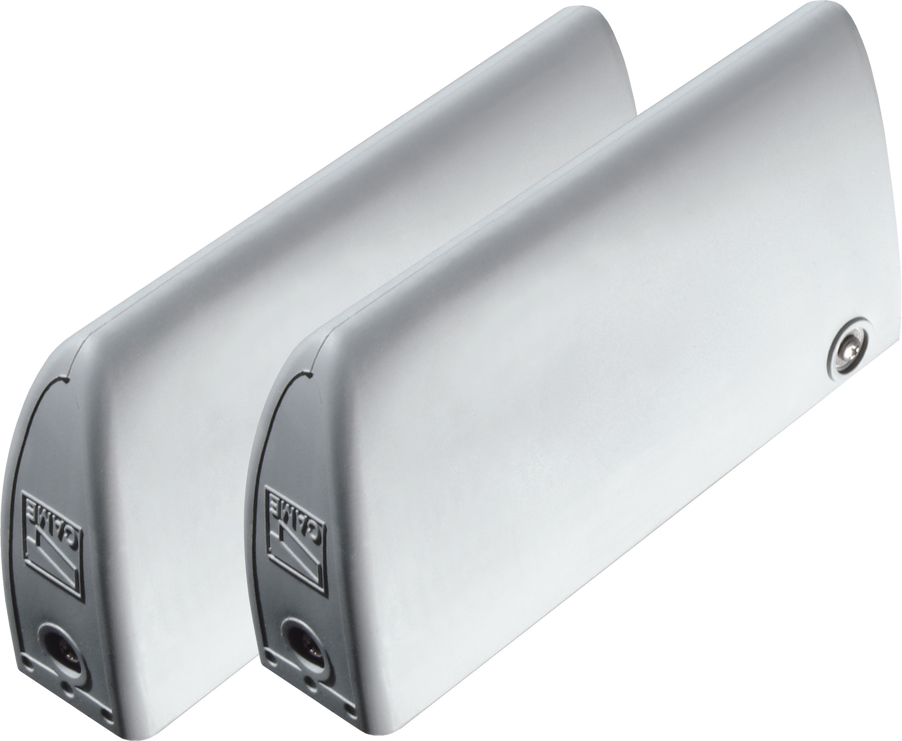 CAME - Confezione di tappi e meccanismi, colore grigio chiaro RAL 7040. 001TMFW