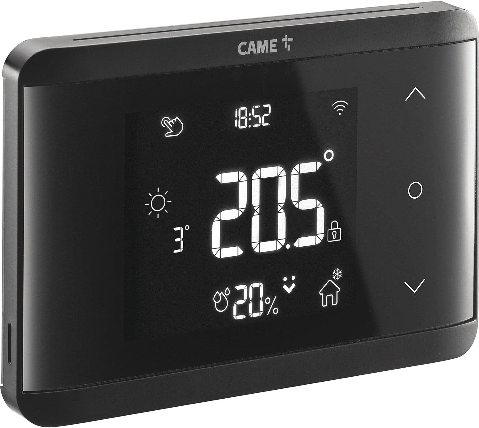 BPT - Thermo-Regolatore TH/650 Nero a Incasso 230V