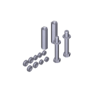 CAME - Confezione bulloneria BX-243, kit completo per fissaggi industriali e meccanici.