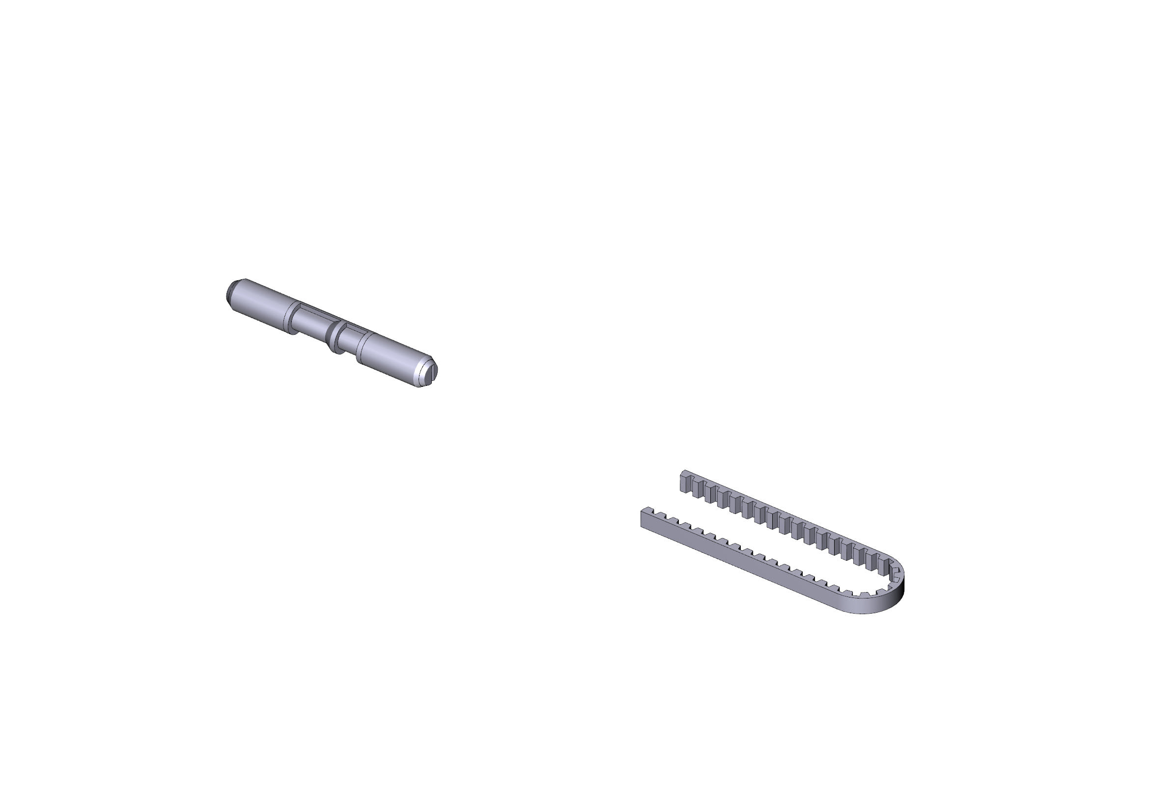CAME - Cinghia di trasmissione V0685 V0687 lunghezza 5,7.