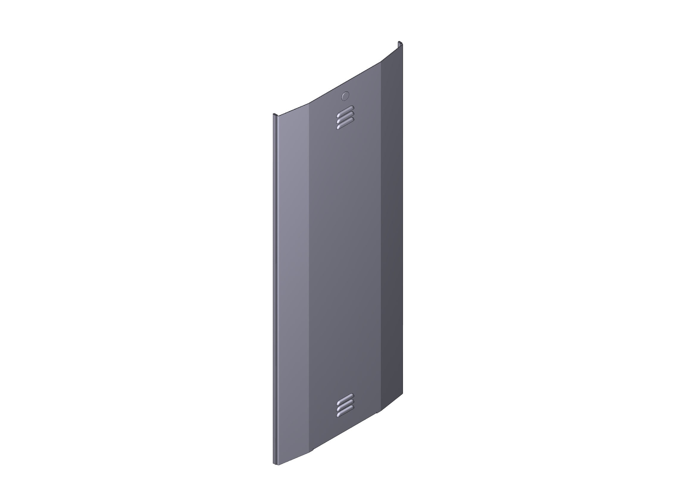CAME - Porta armadio in acciaio inox modello G6001.