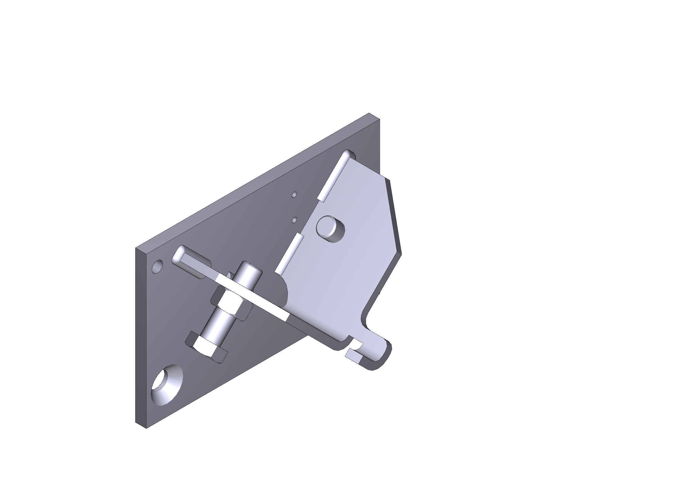CAME - Fermo meccanico per barriera G4040Z e G4040IZ.
