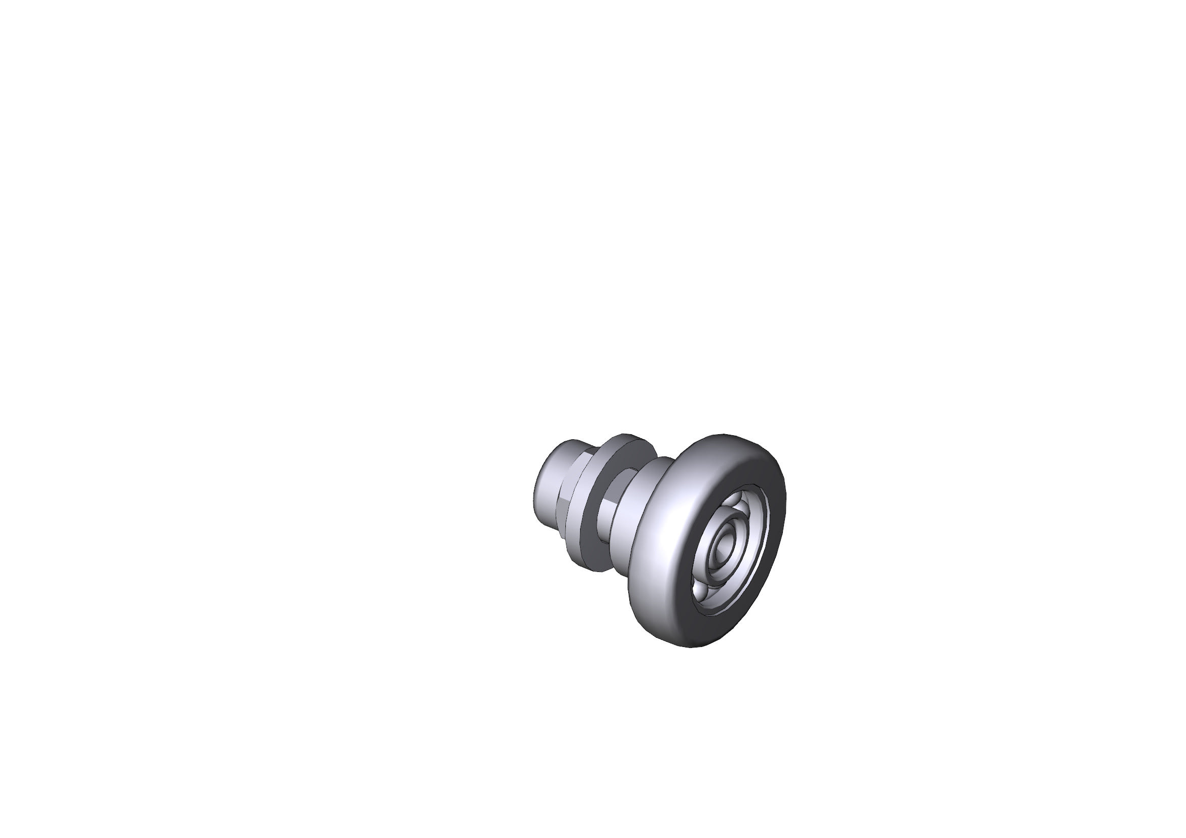 CAME - Ruota antideragliante sipario per finestre e porte, ideale per un'installazione sicura e senza intoppi.
