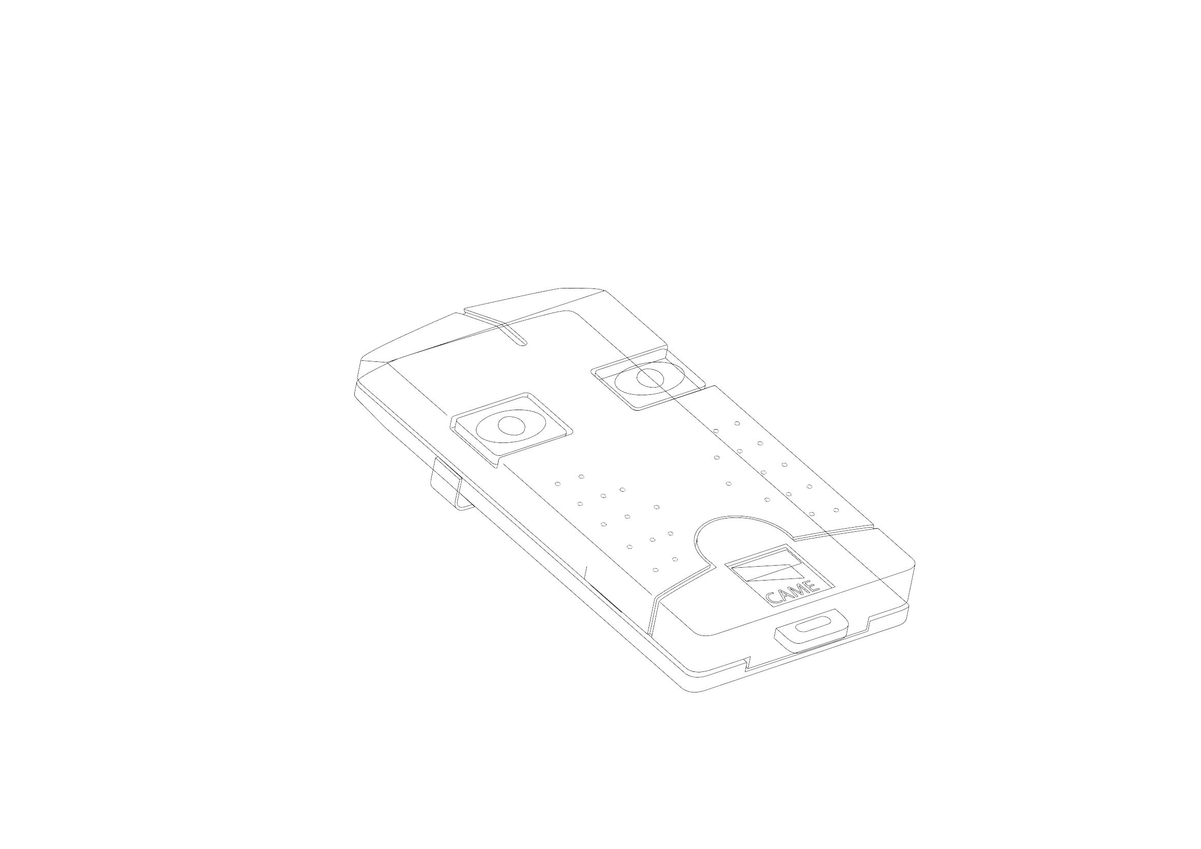 CAME - Guscio trasmettitore - T152.