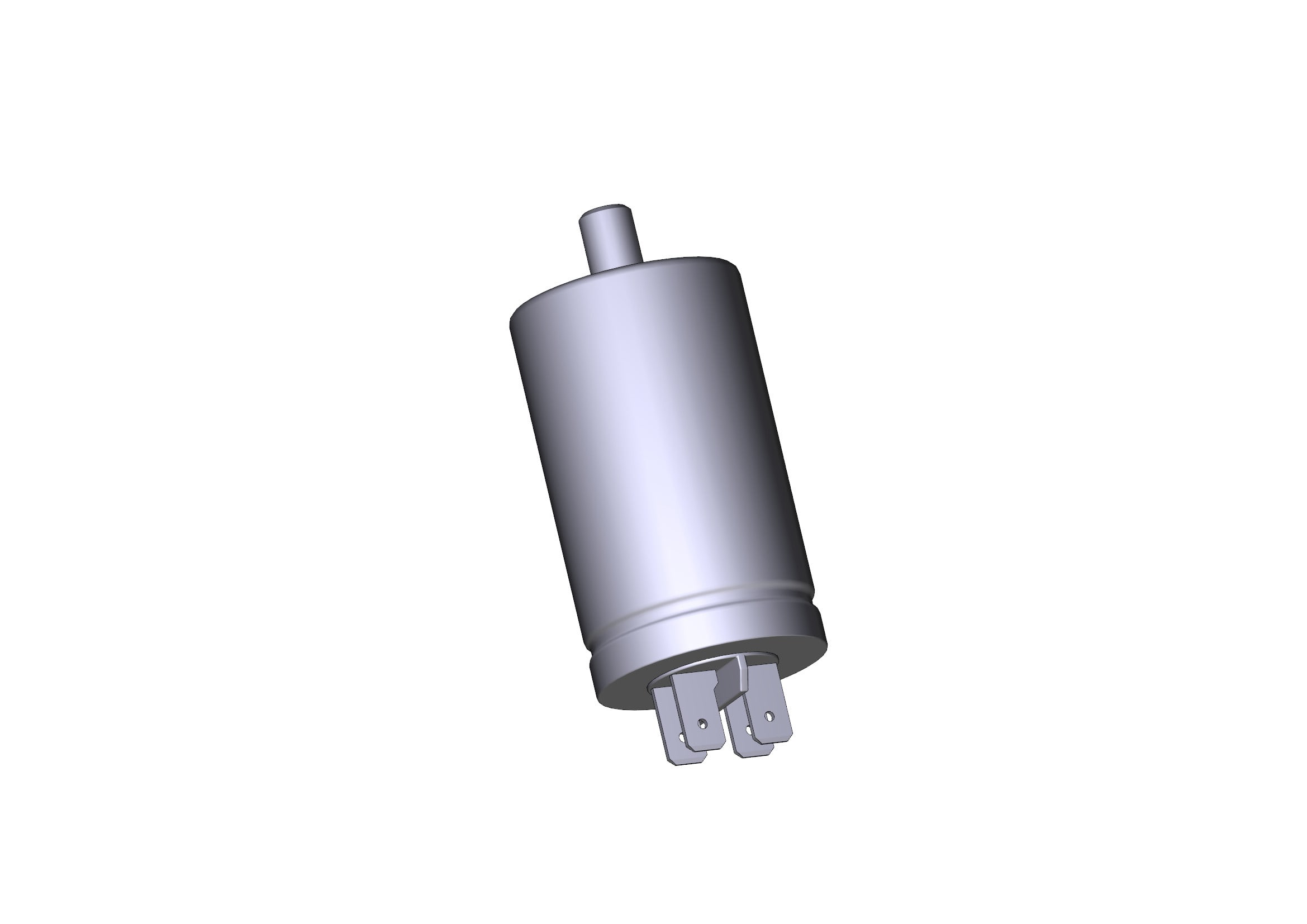 CAME - Condensatore microfarad 10 con faston e codolo.