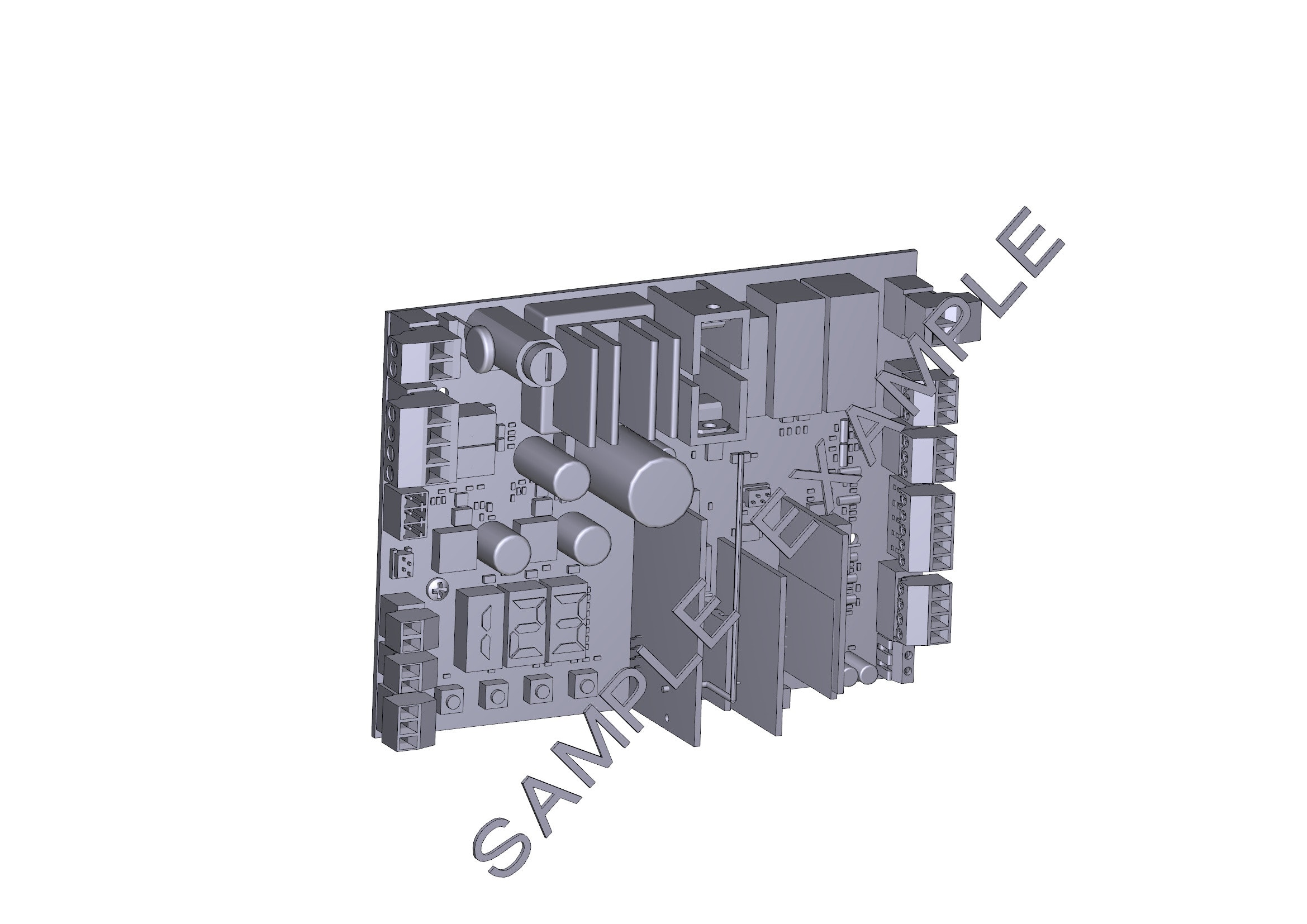 CAME - Scheda elettronica ZA3P per controllo accessi e sicurezza.