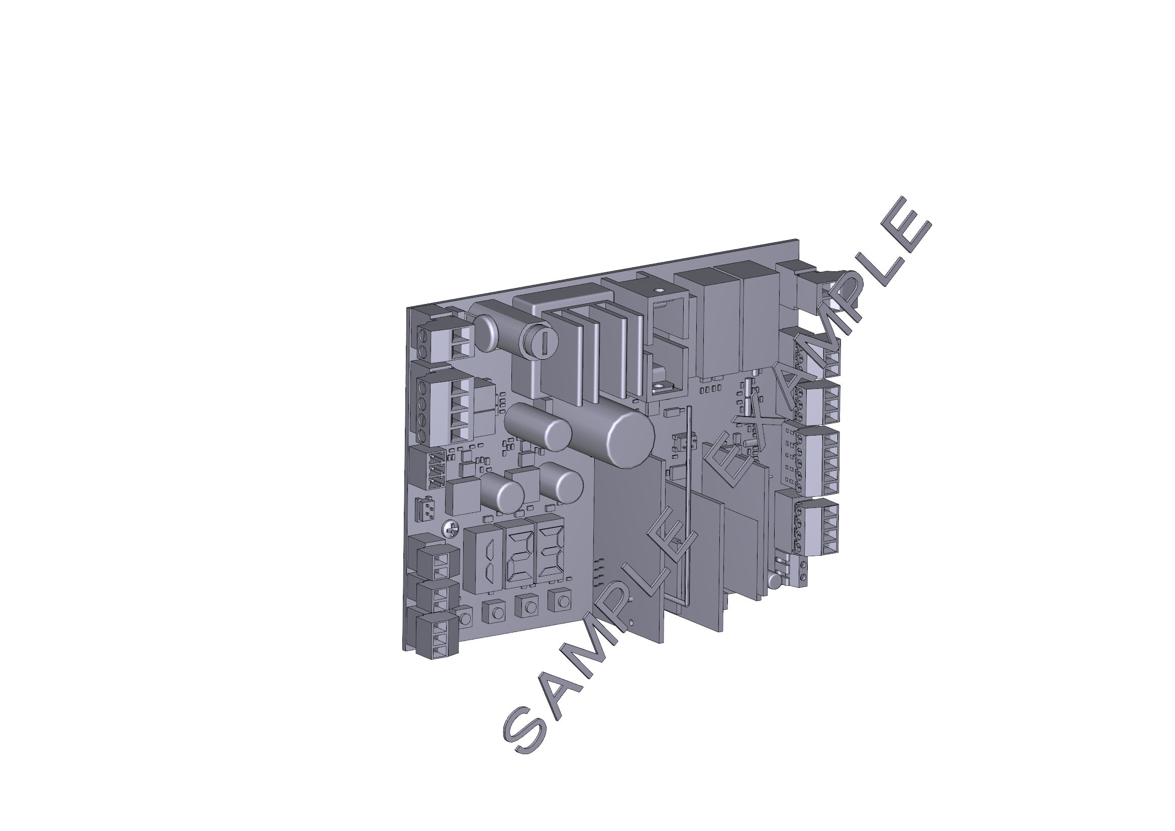 CAME - Scheda elettronica ZA4 per il controllo e la gestione ottimizzata dei dispositivi.