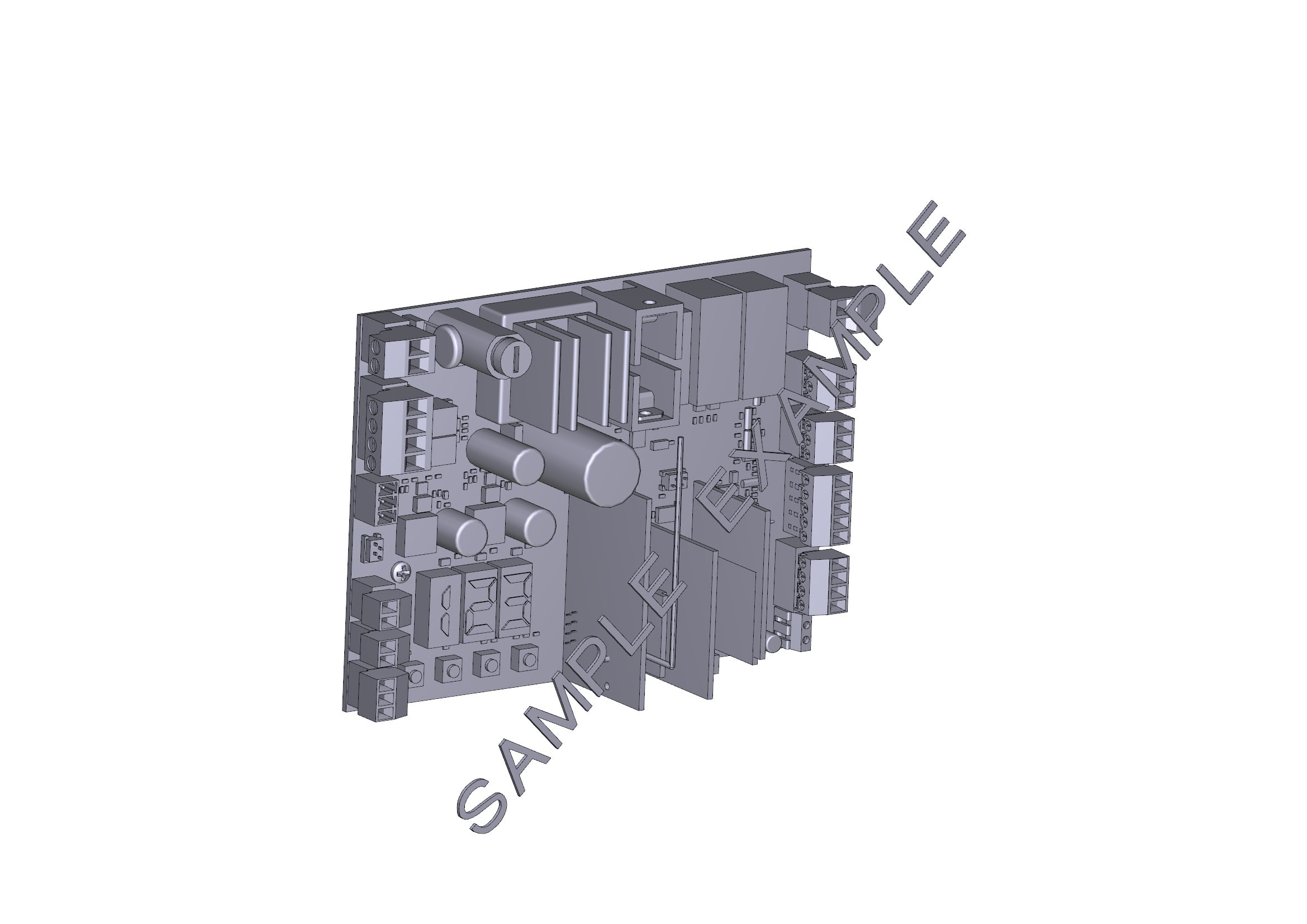CAME - Scheda elettronica ZBK-8 per il controllo e la gestione ottimale dei dispositivi.