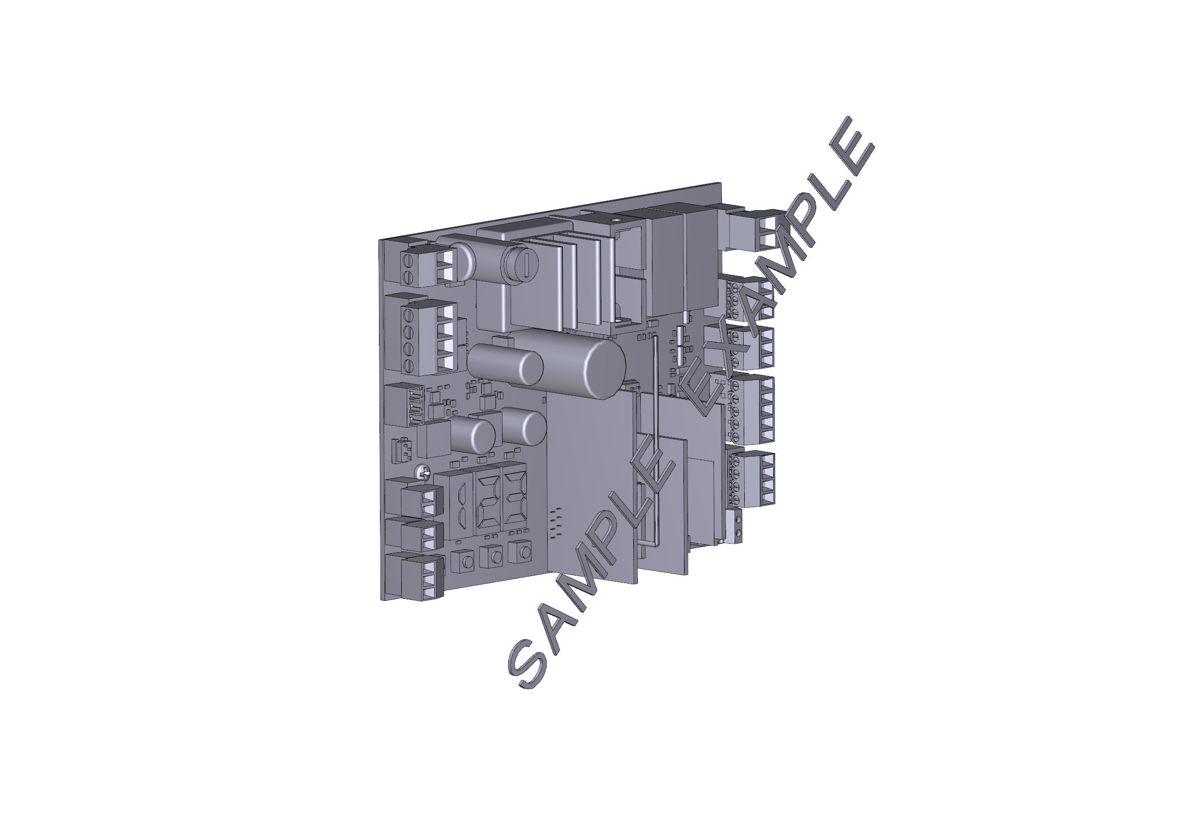 CAME - Scheda elettronica ZP10 per il controllo avanzato dei dispositivi elettrici.