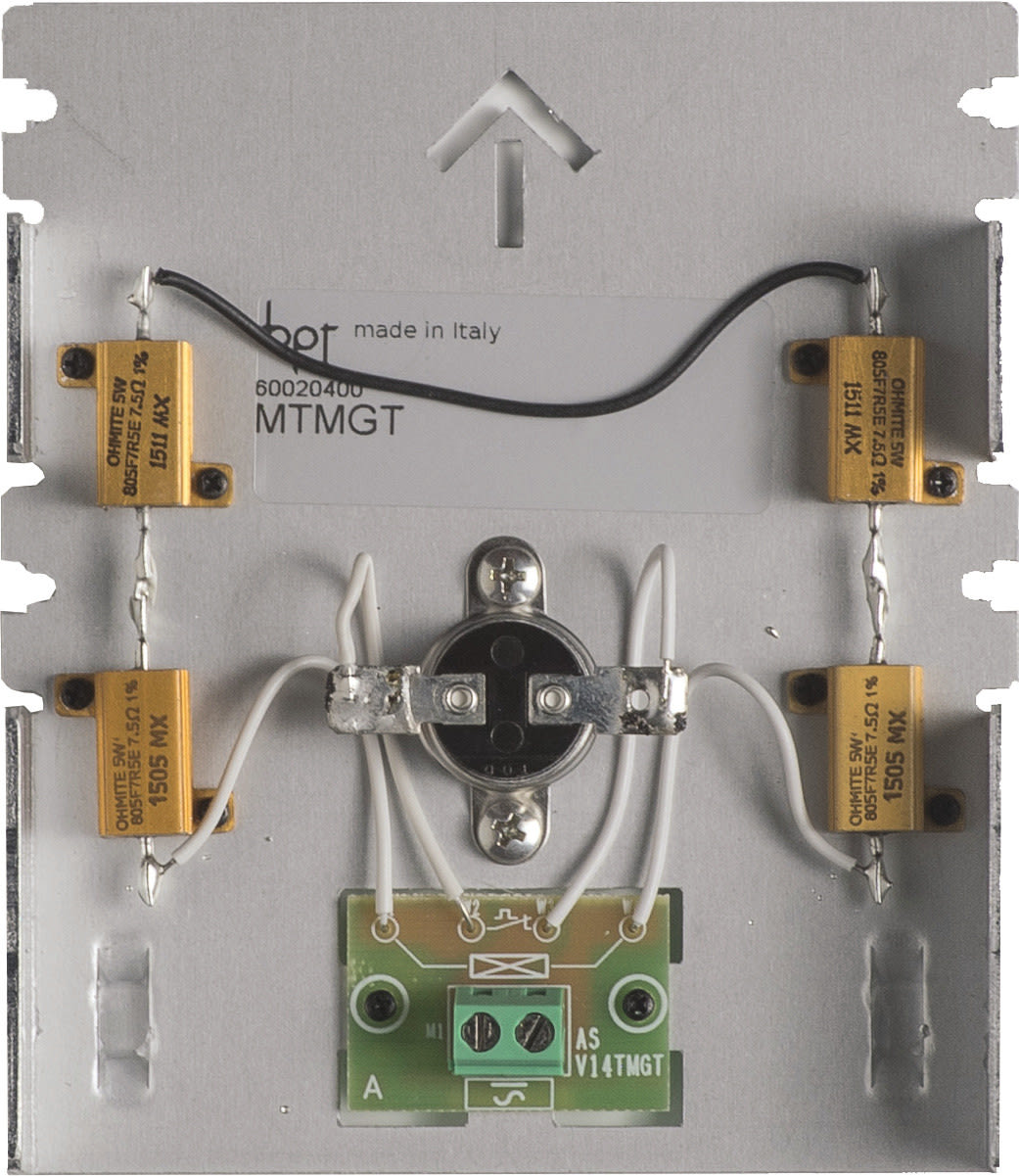 BPT - Accessorio riscaldatore per funzionamento a -40°C, da abbinare a scatola a incasso MTMSI2M, MTMSI3M o MTMSI4M. MTMGT-ACCESSORIO RISCALDATORE. 60020400