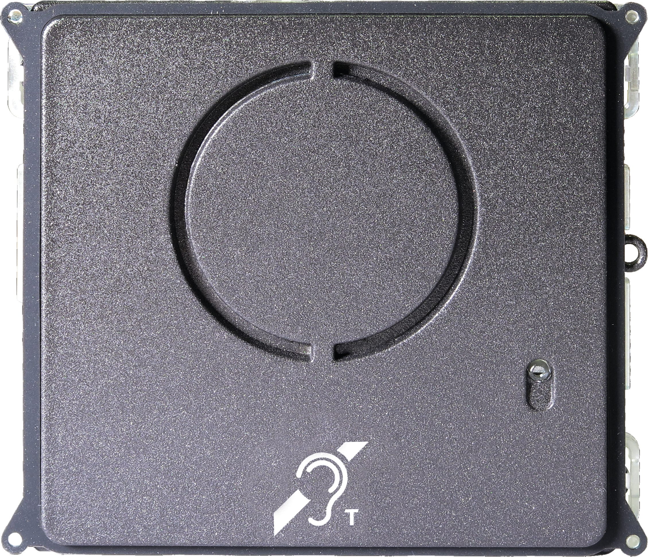 BPT - Supporto in policarbonato per modulo MTMBFVS, grado di protezione IK09. Frontale modulo audiolesi MTMFBFVR, VR. 60020950