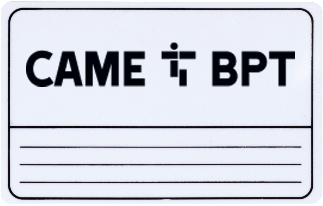 BPT - Chiave per interazione con lettori RFID. Confezione da 10 pezzi. 61800460