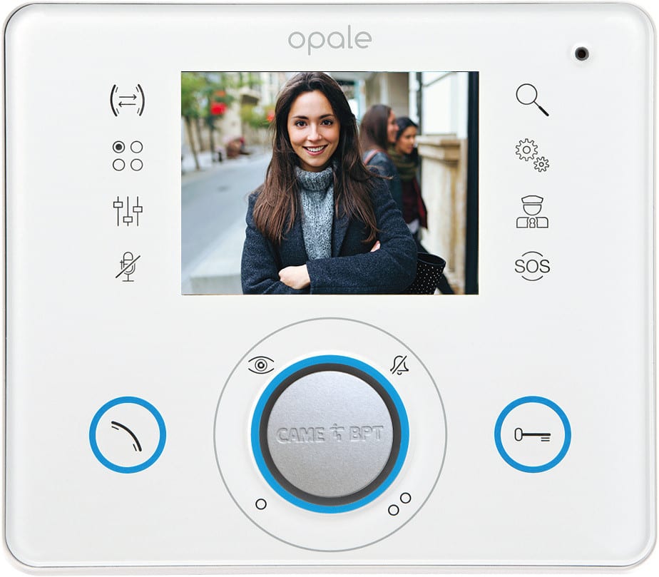 BPT - Opale White Videocitofono Viva-Voce.