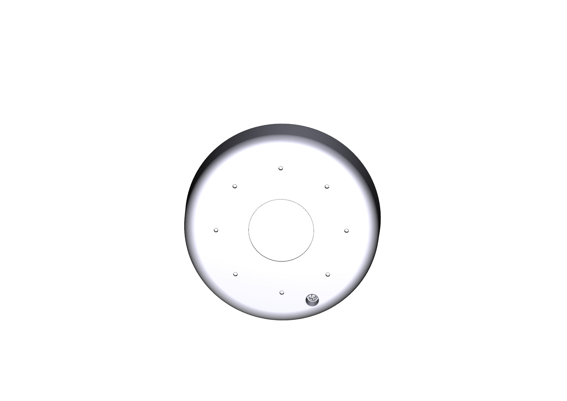 CAME - Coperchio per braccio di trasmissione OPB001 RAL 7024.