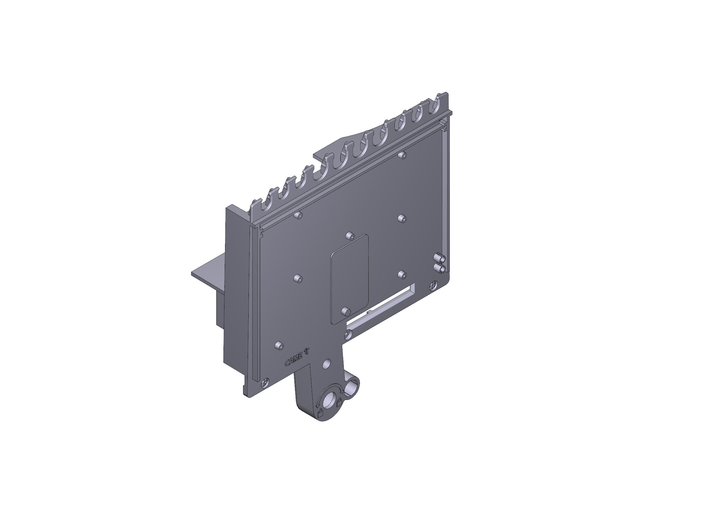CAME - Supporto per scheda BKS: ideale per installazioni sicure e affidabili.