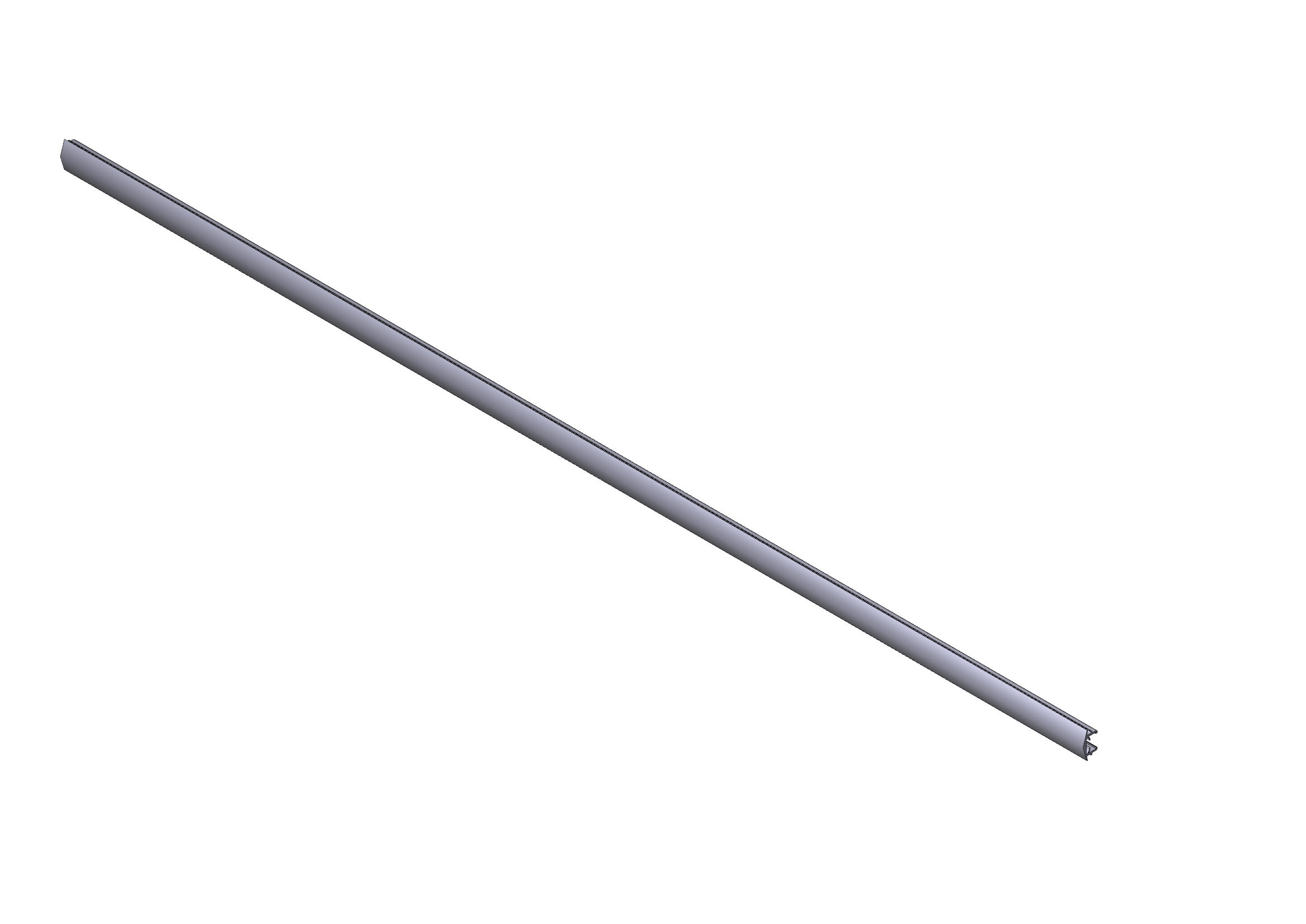 CAME - Copricava asta GPX GPT GT4 GT8 lunghezza 2m confezione da 5 pezzi.
