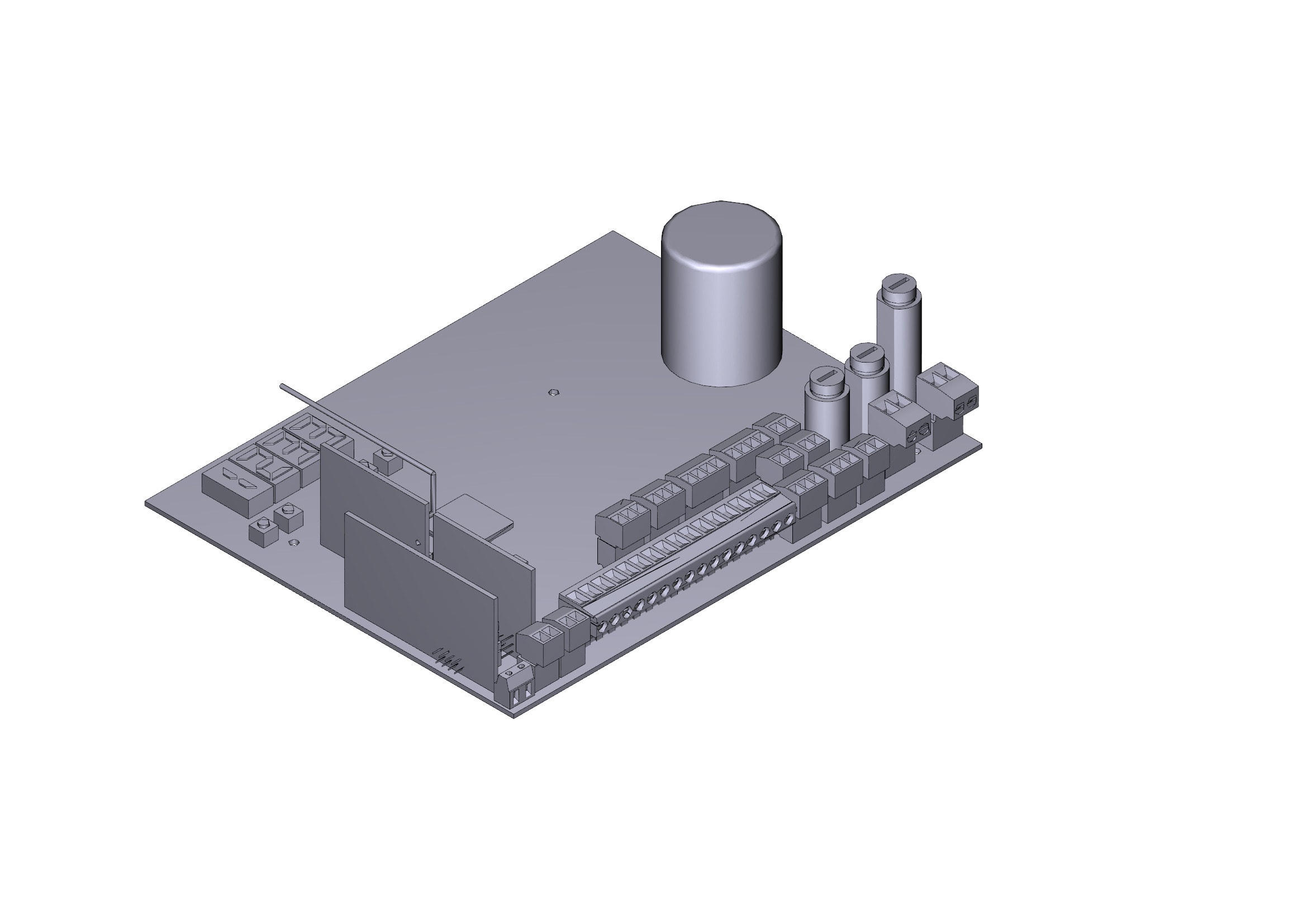 CAME - Scheda ZLB30B per un controllo efficiente e affidabile dell'impianto elettrico.