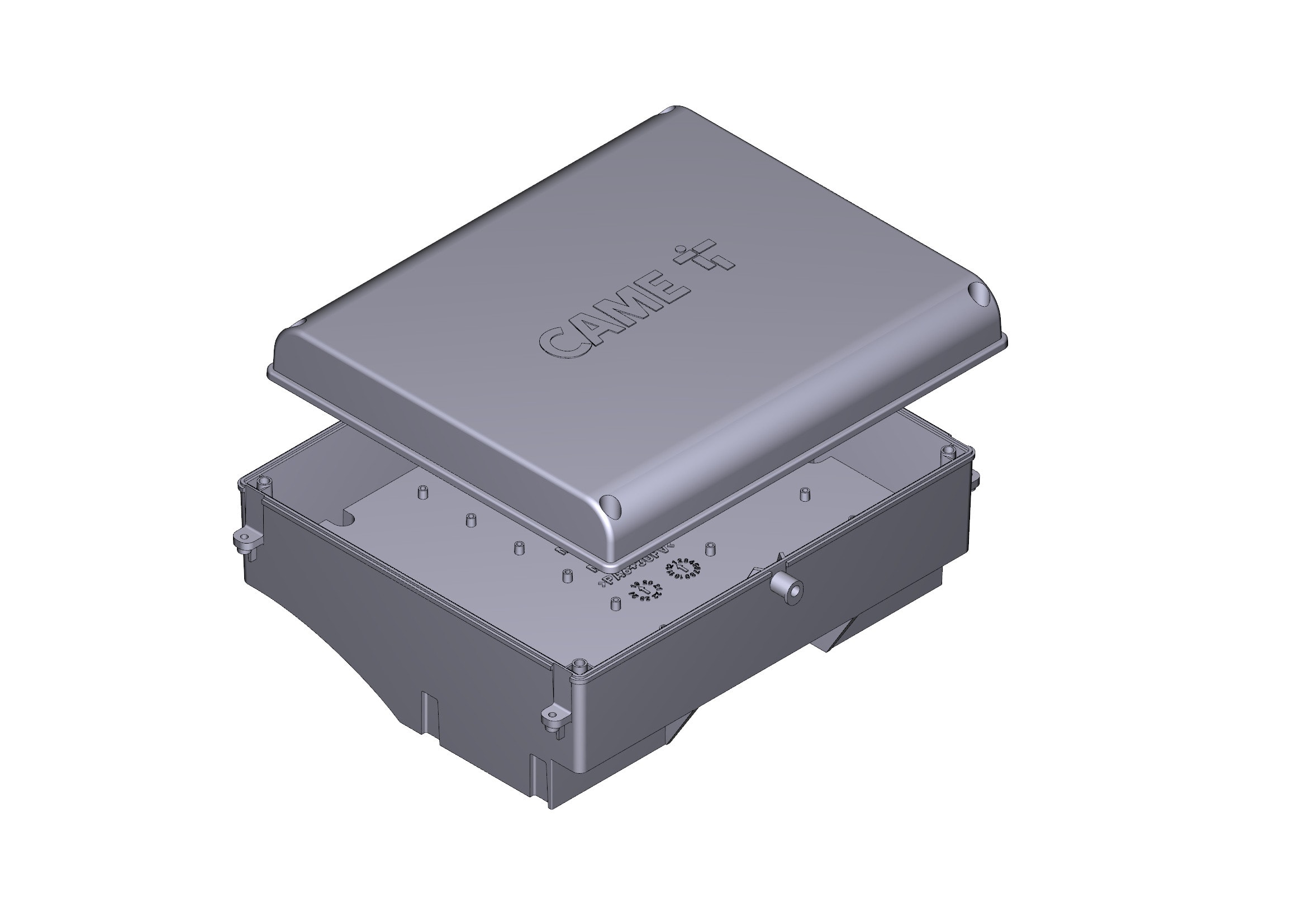 CAME - Contenitore quadro GT4-GT8 per installazioni elettriche resistenti e affidabili.