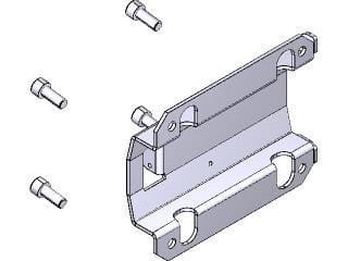 CAME - Flangia attacco asta LS4 - Componente per fissaggio rapido asta LS4.