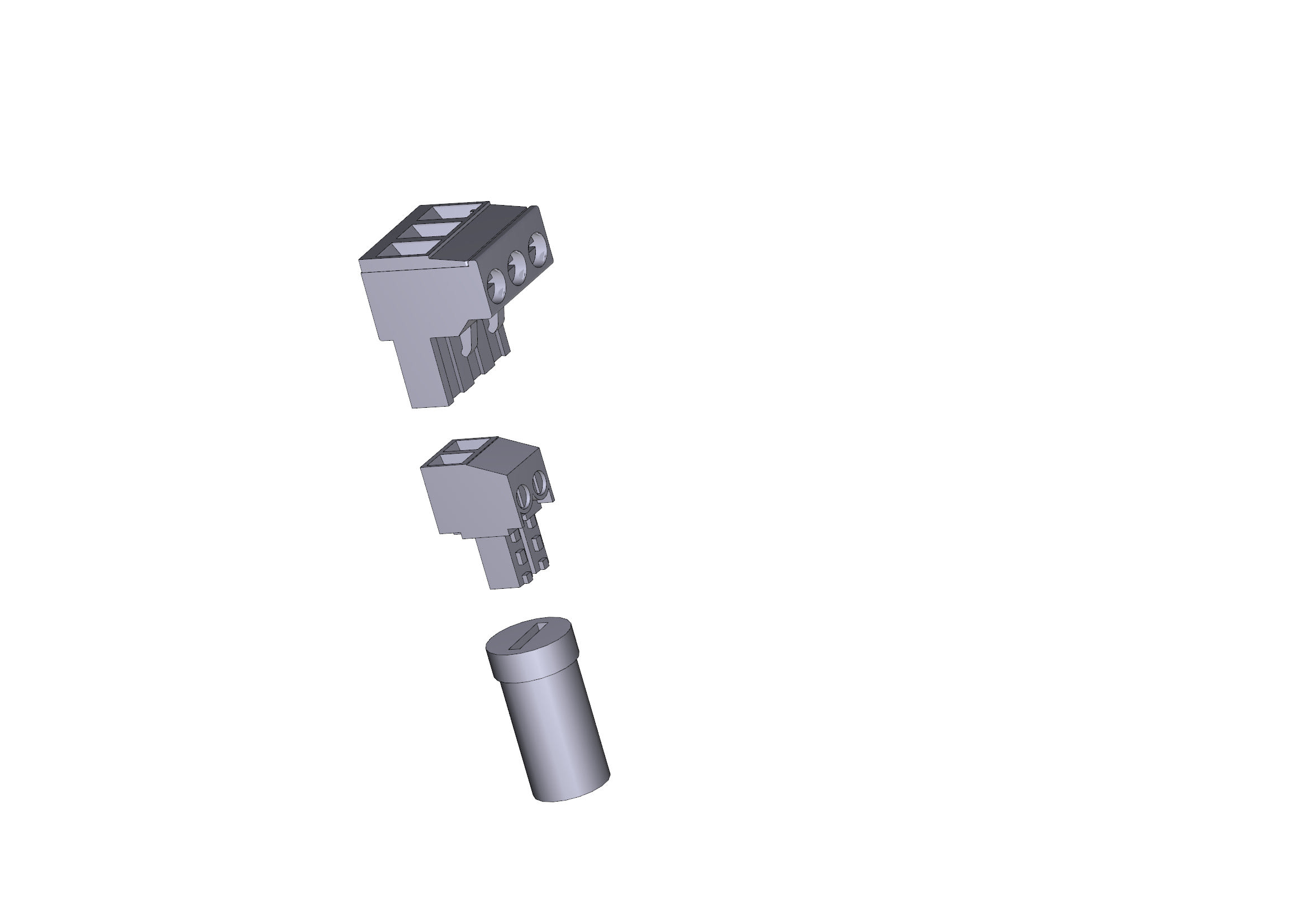 CAME - Kit morsettiere neutre con cappucci fuse per un'installazione sicura e affidabile.