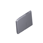 CAME - Testata destra senza supporto fluorescente SLB/SLS.