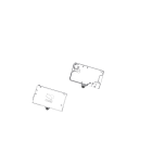 CAME - Tappi laterali sipario 2pz in alluminio. 88018-0047