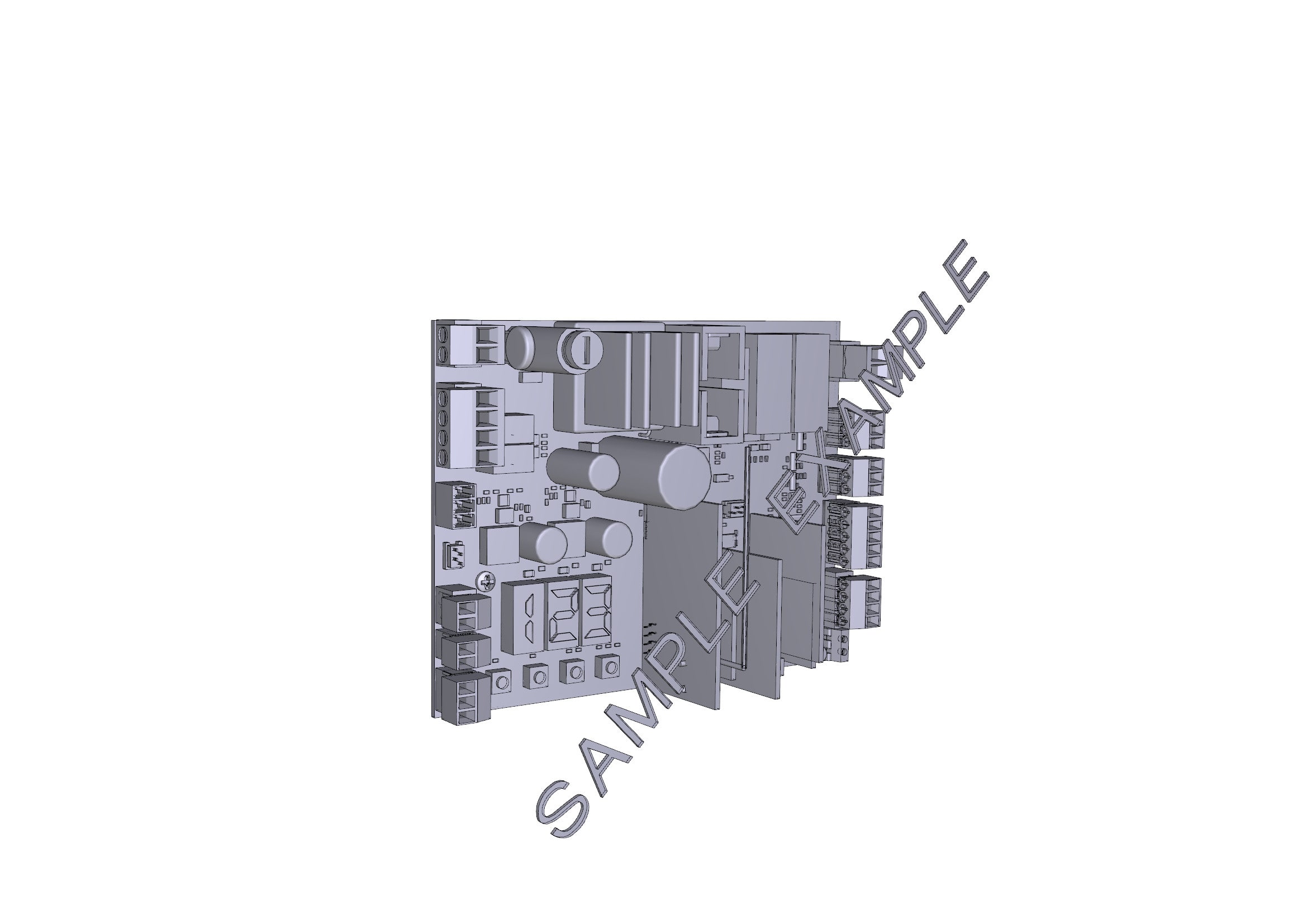 CAME - Scheda elettronica PXC08.01 per centrale antintrusione 8 ingressi con tastiera. 88046-0016