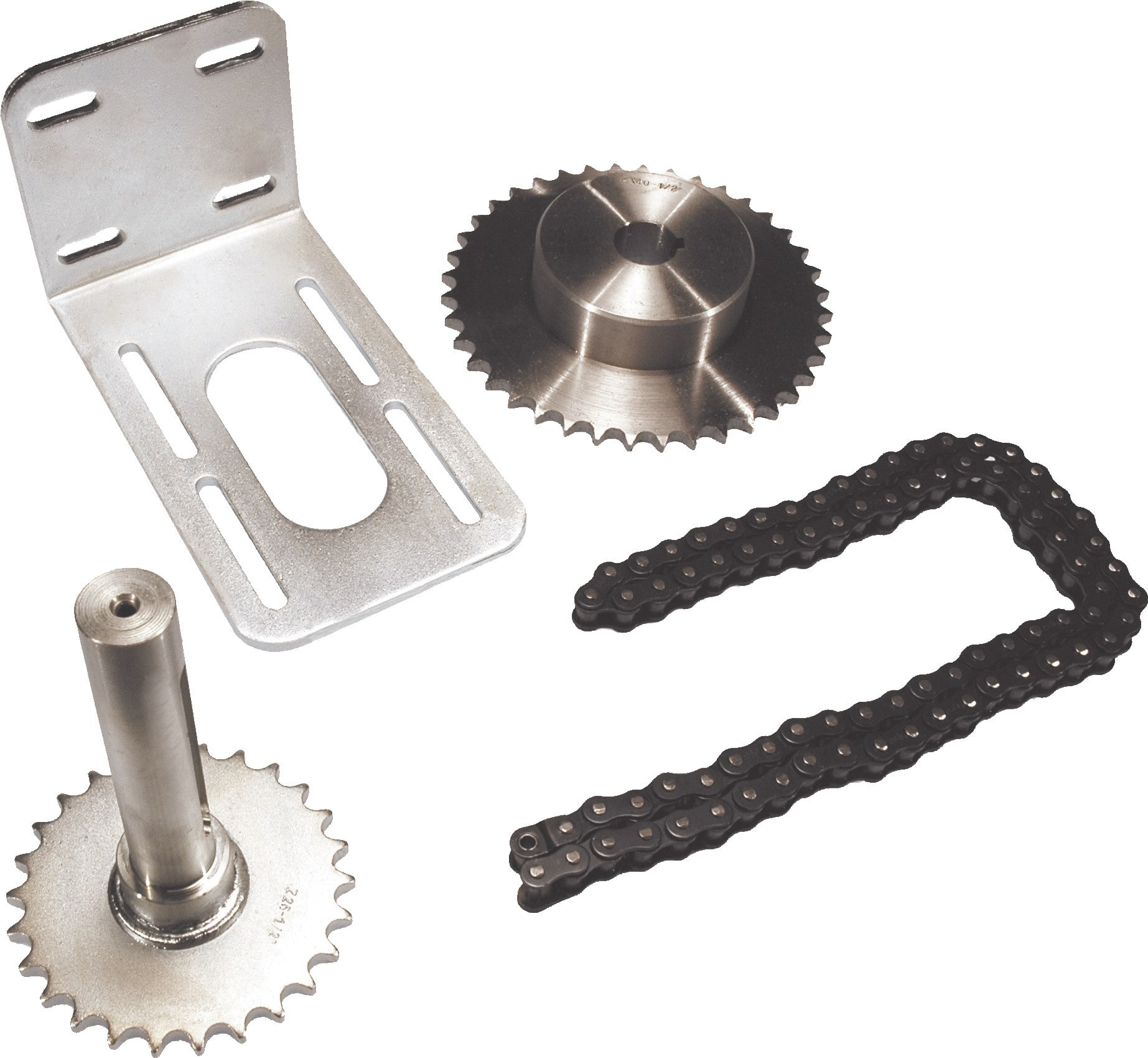 CAME - Sistema di trasmissione a catena per portoni automatici.