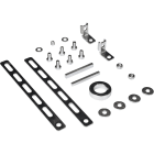 CAME - Confezione 2 staffe forate per portoni sezionali con albero porta molle Ø 25,4 mm. Accessorio specifico per motoriduttore in presa diretta. 001C006