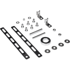 CAME - Confezione 2 staffe forate per portoni sezionali con albero porta molle Ø 25,4 mm. Accessorio specifico per motoriduttore in presa diretta.