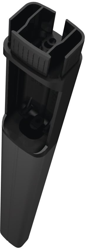 CAME - Prolunga in alluminio per colonnina per applicazione con doppia coppia di fotocellule altezza 500 mm.