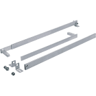 CAME - Coppia di bracci telescopici dritti con tubo rettangolare 40 x 10 mm.