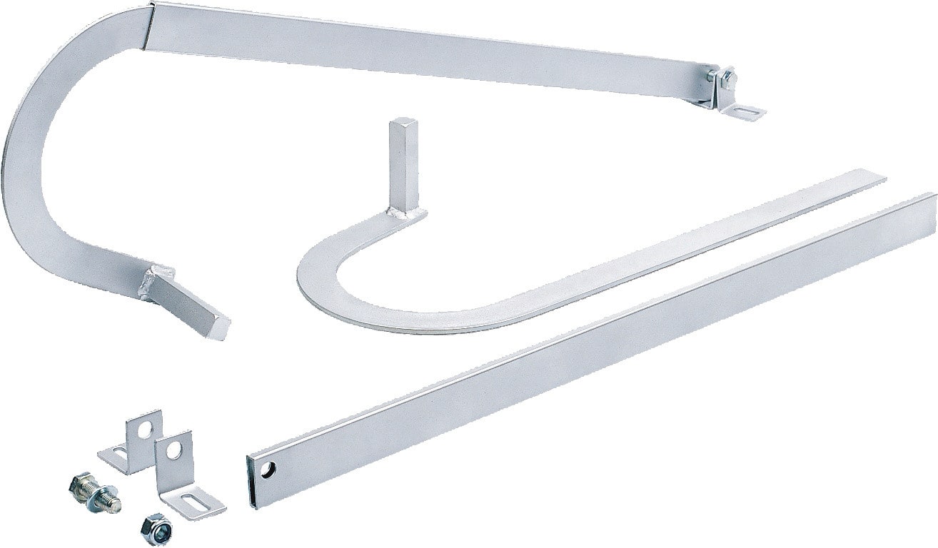 CAME - Coppia di bracci telescopici curvi con tubo rettangolare 40 x 10 mm. 001E786A