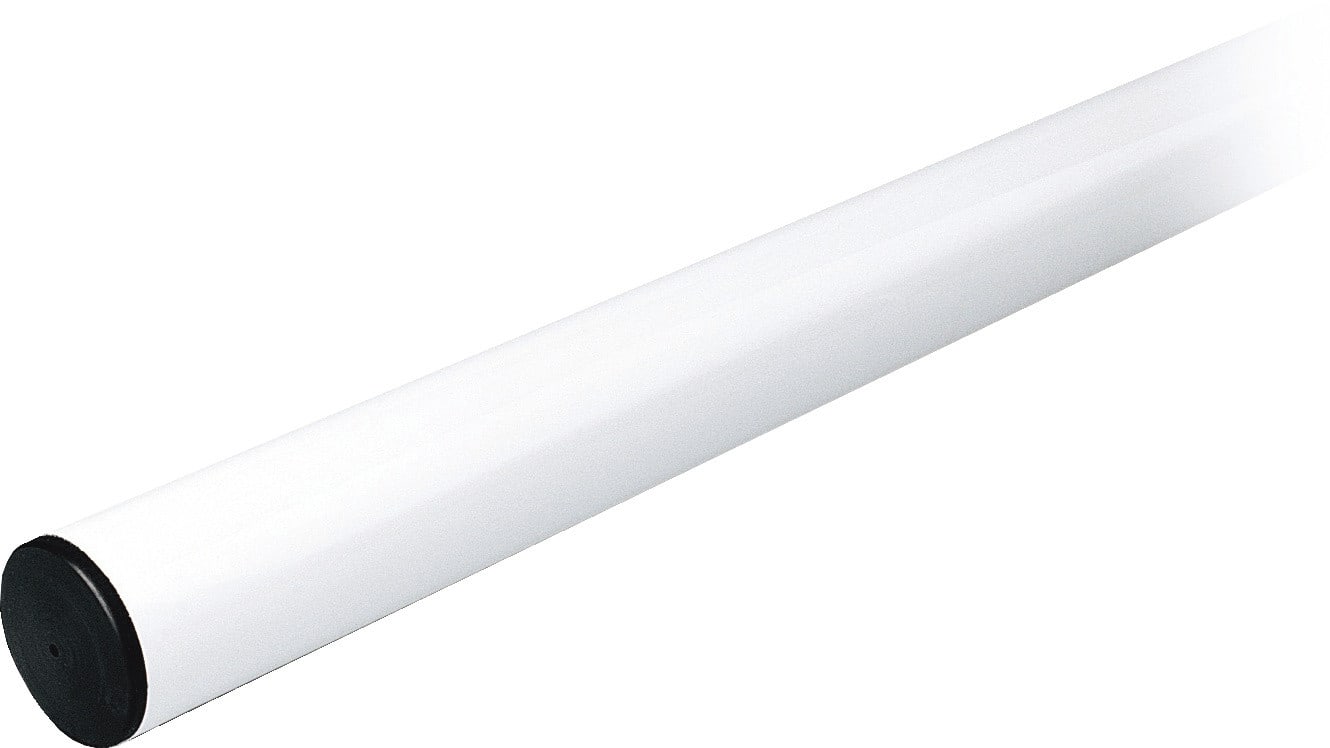 CAME - Asta tubolare in alluminio verniciato bianco, diametro 60 mm, lunghezza 4200 mm.