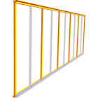 CAME - Rastrelliera in alluminio verniciato per asta moduli L = 2 m. 001G0465