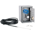 CAME - Contenitore per sblocco remoto con chiave personalizzata, manopola e pulsante di comando. Lunghezza cordino 5 m. Sicurezza. 001H3000