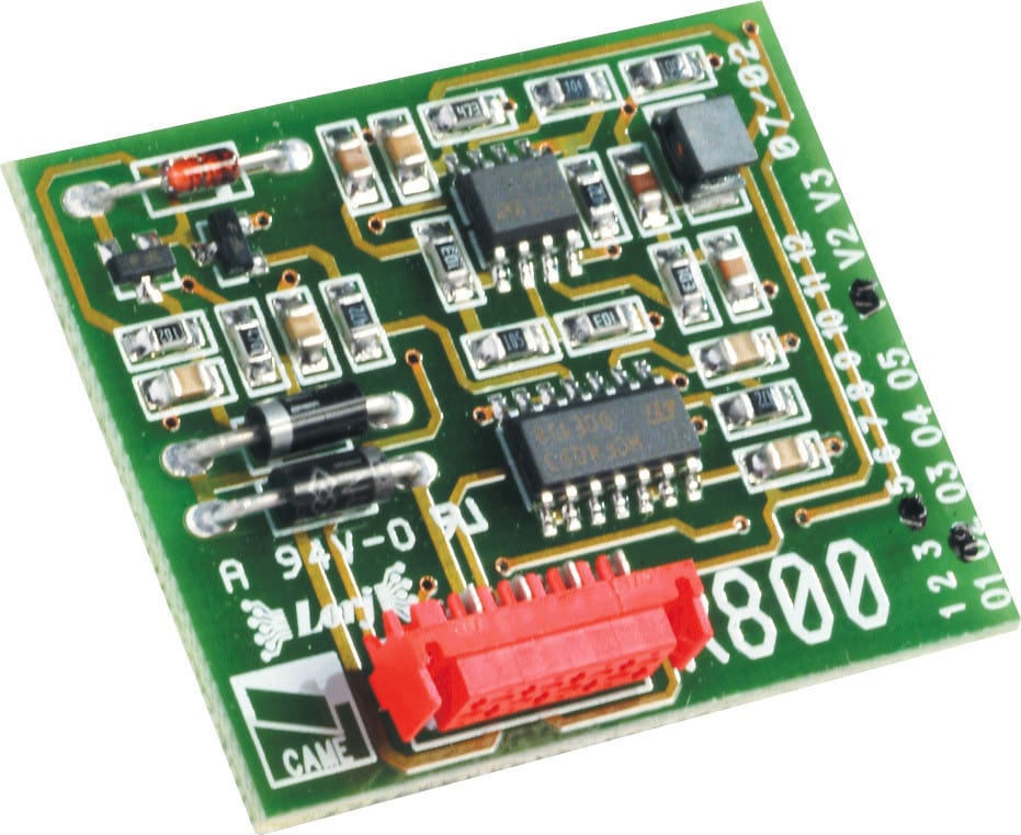CAME - scheda decodifica gestione controllo accessi selettori tastiera. 001R800