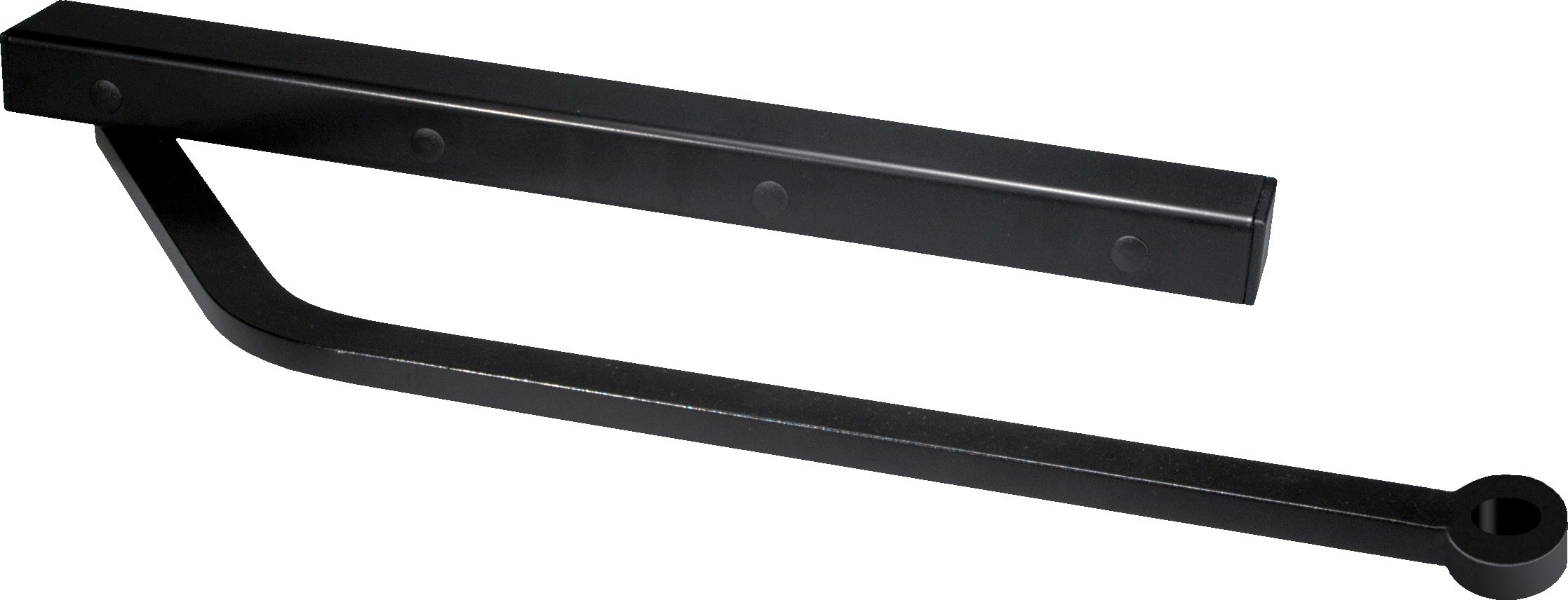 CAME - braccio di trasmissione dritto e guida di scorrimento con finecorsa meccanico in apertura.