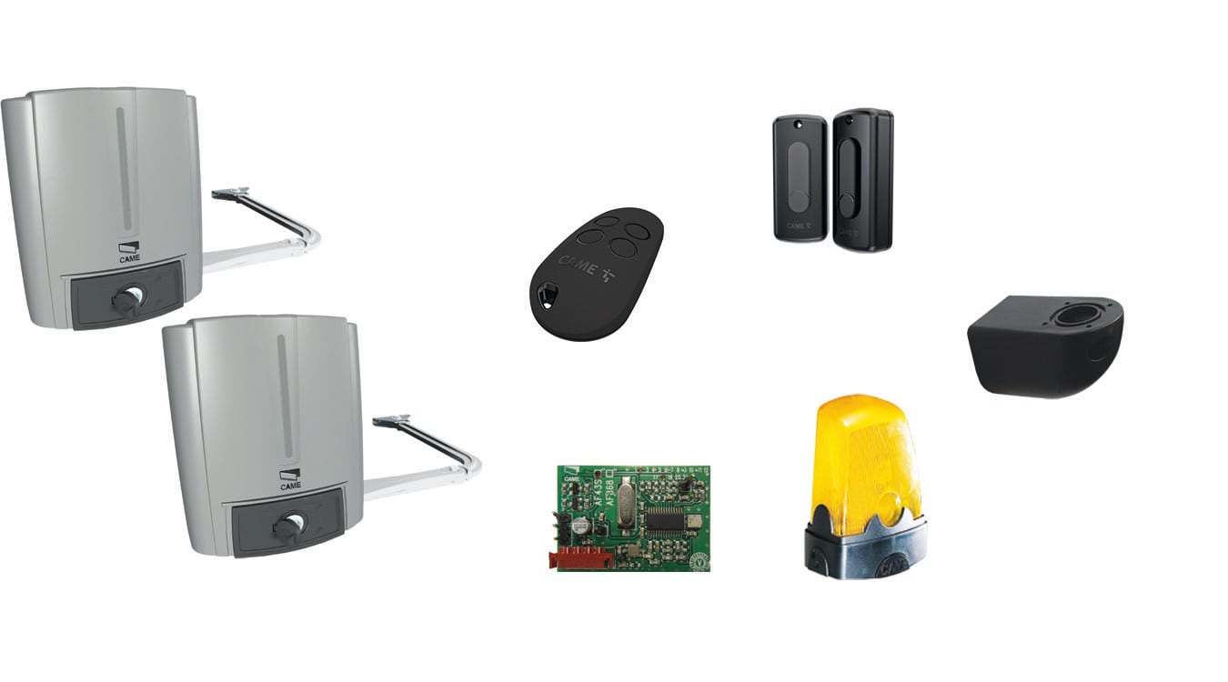 CAME - Kit articolato Fast70 2,3m 230V IRR LAM - Lunghezza max anta 2,3m Peso max anta 200kg.