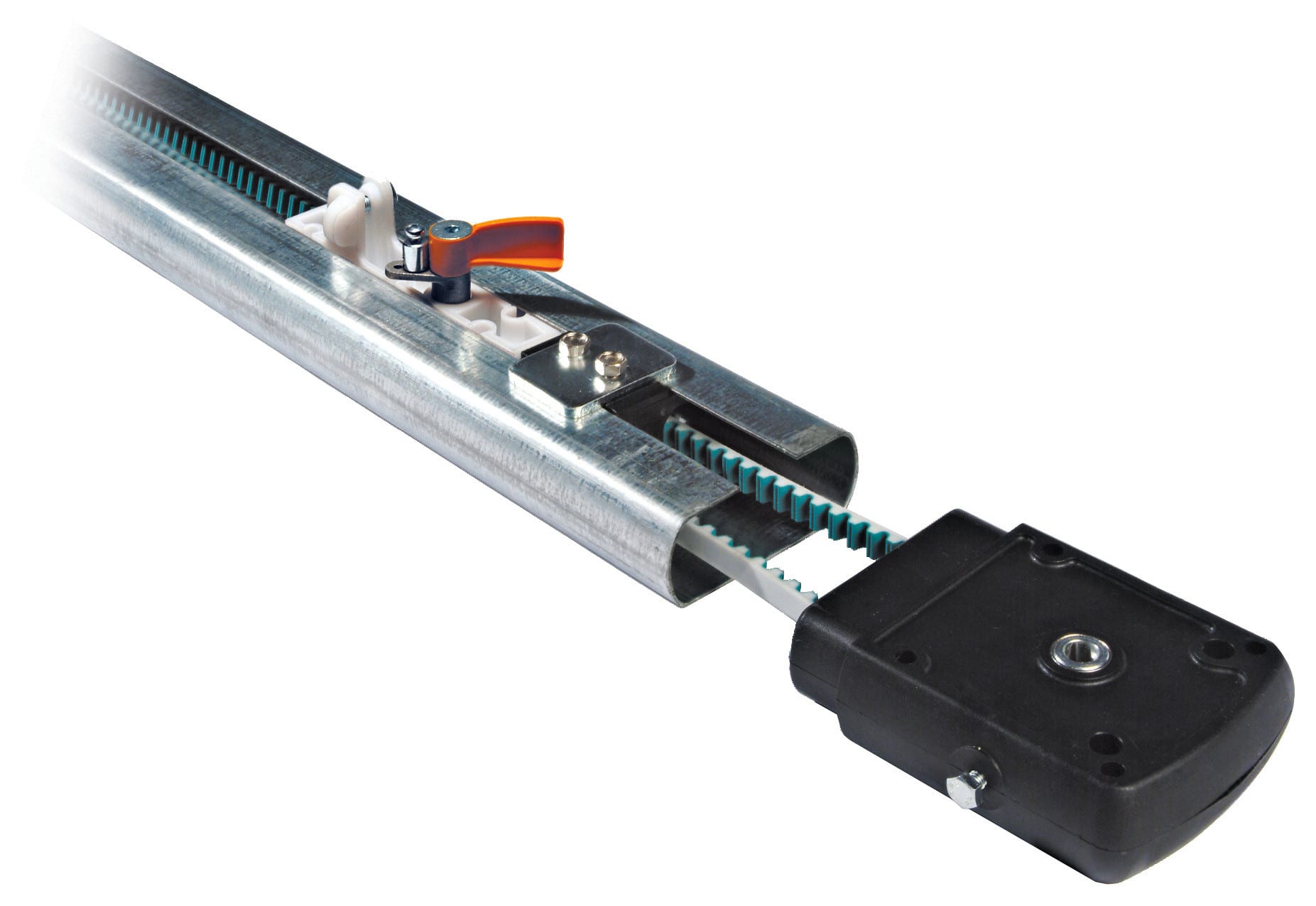 CAME - Guida a catena lunghezza 3,52 m, altezza massima porta: BM 2,75 m, STA 2,6 m, STB 2,7 m.