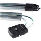 CAME - Guida a cinghia L=3,02m in due pezzi, per porte di superficie max 15m². Altezza max. della porta: BC=2,4m BM=2,25m STA=2,1m STB=2,2m. 001V0687