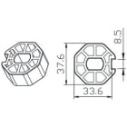 CAME - Ottagonale 40x0.6mm eccentrico 0.9m. 001YK4101