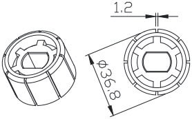 CAME - Tondo 40x1mm.