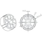 CAME - Adattatore per tubo ZF 45.