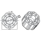 CAME - Ottagonale 70x1.2mm Shutter. 001YK5105S