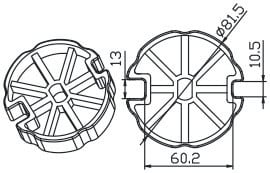 CAME - Ogiva 85x1.2mm.