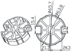 CAME - Tondo 70x1,5mm. 001YK5120
