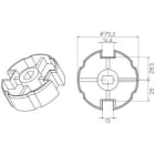 CAME - Ogiva 78x1,5mm sede 13x13.