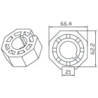 CAME - Ottagonale 70x1,5mm. 001YK6101